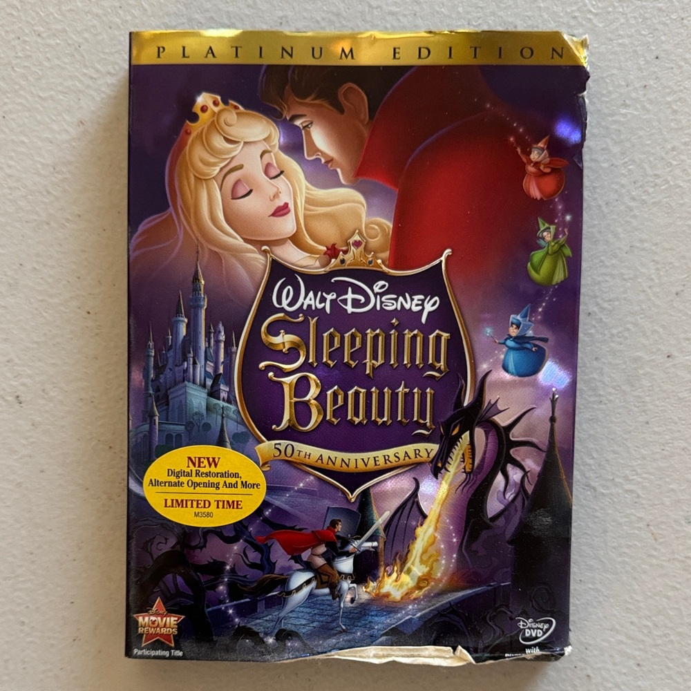 Walt Disney Sleeping Beauty 50th Aniversary Platinum Edition DVD